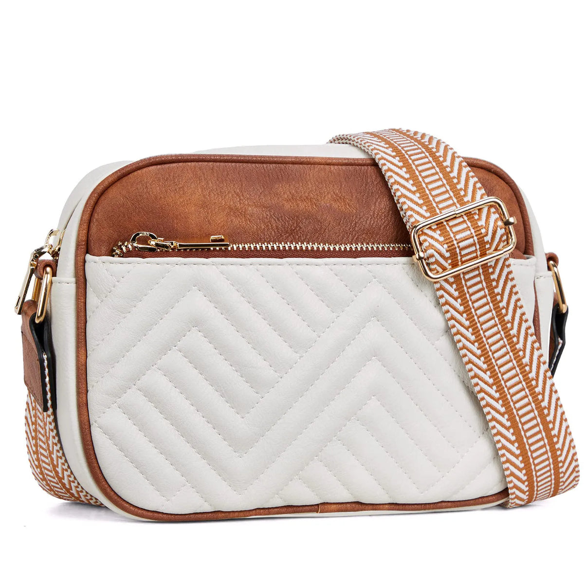 Luxury-Inspired Small Square Messenger Bag