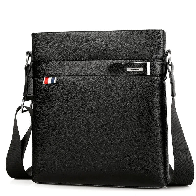 Men’s Leather Crossbody Bag — detail 7