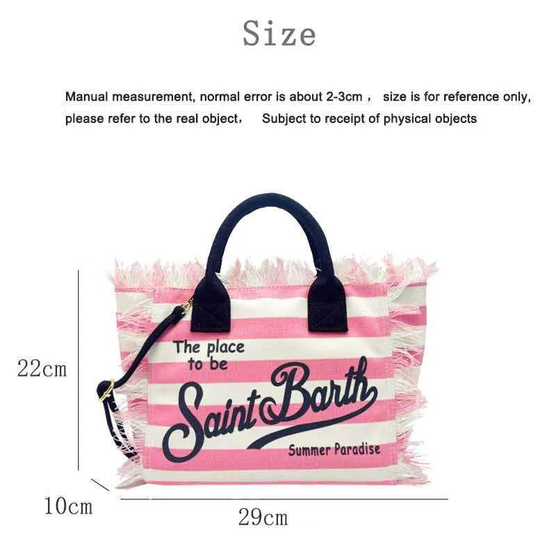 Large Canvas Denim Handbag — detail 16