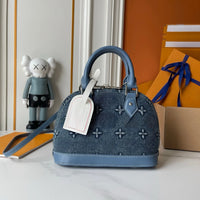 Luxury Boston Pillow Bag with Letter Print image 7