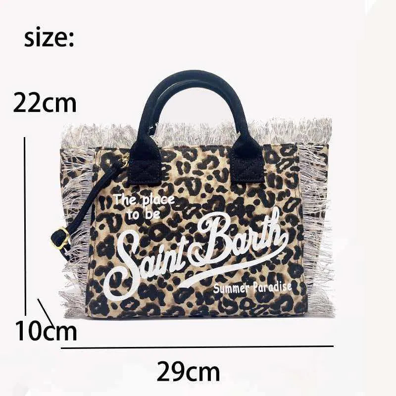 Large Canvas Denim Handbag — detail 15
