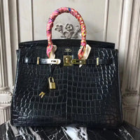 Designer-Inspired Birkin Style Tote Bag image 4
