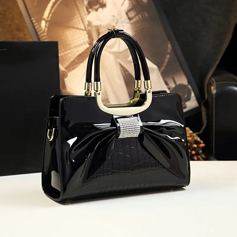 Elegant Bow Diamond Luxury Crossbody Bag — detail 3