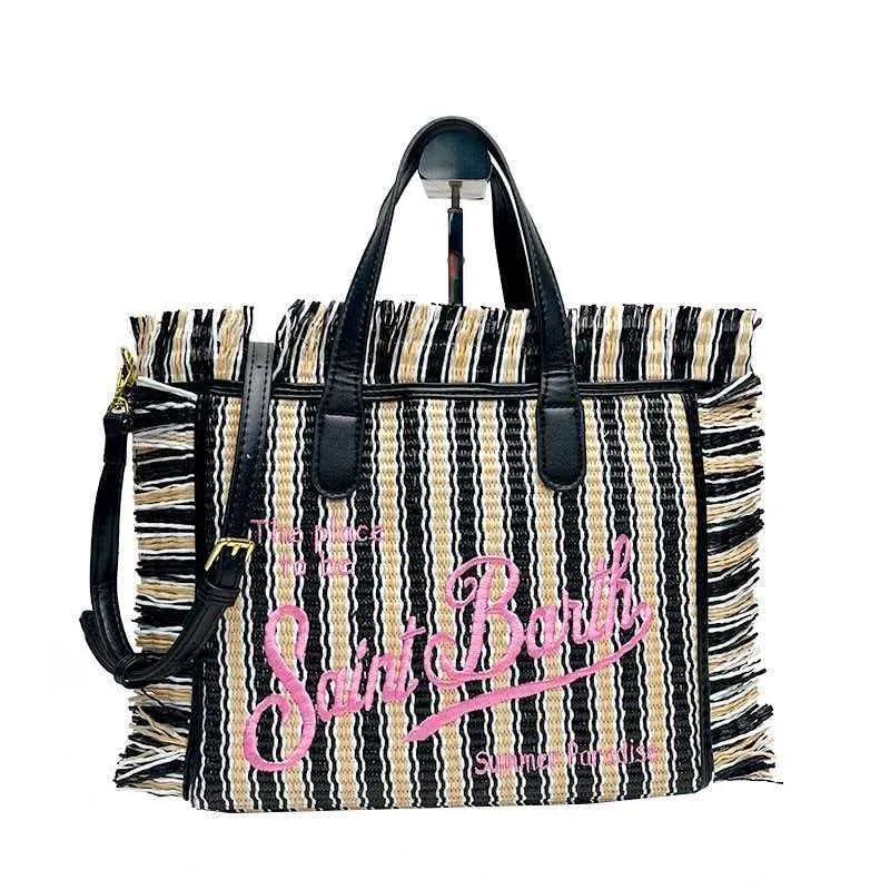 Large Canvas Denim Handbag — detail 11
