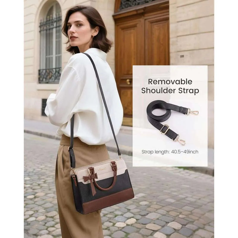 Elegant Leather Tote Bag for Women — detail 2