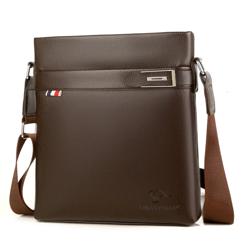 Men’s Leather Crossbody Bag — view 3