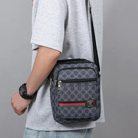 Designer-Inspired Vertical Color Block Crossbody Bag image 4
