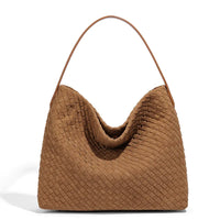 Luxury Vintage Pebbled Woven Shoulder Bag image 6