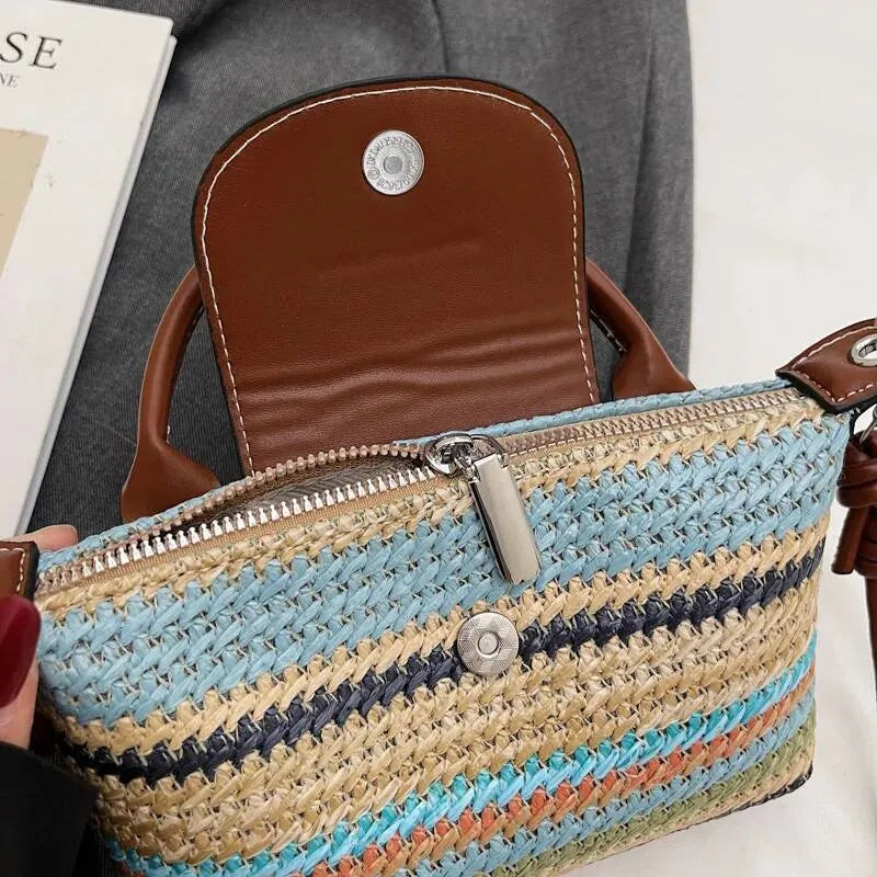 Autumn New Women’s Woven Crossbody Bag — view 6