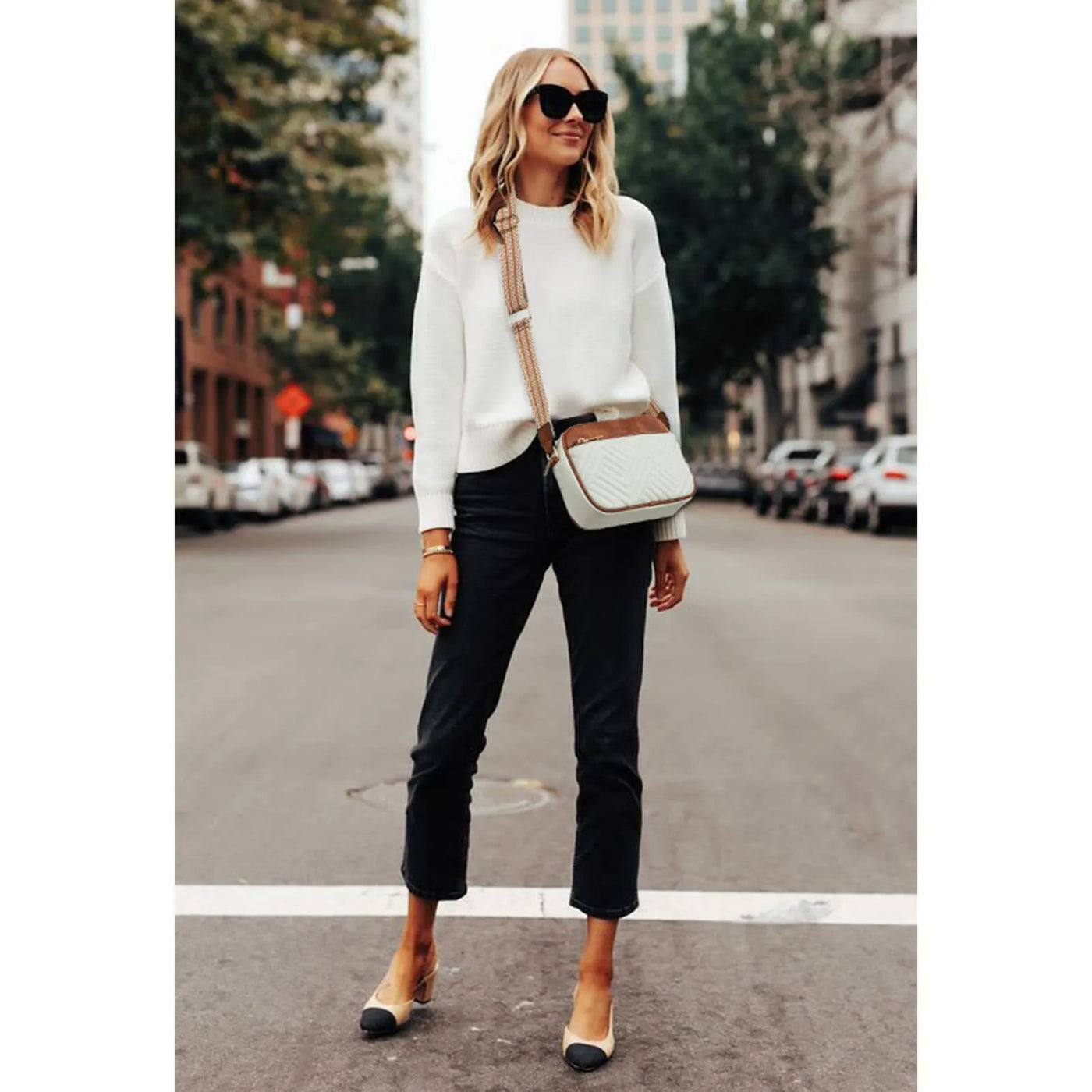 Luxury-Inspired Small Square Messenger Bag — view 6