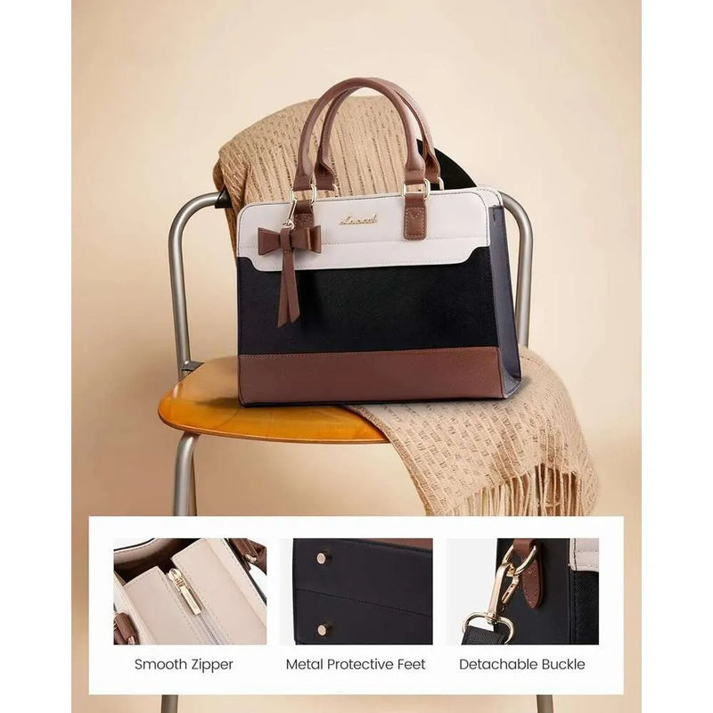 Elegant Leather Tote Bag for Women — detail 5