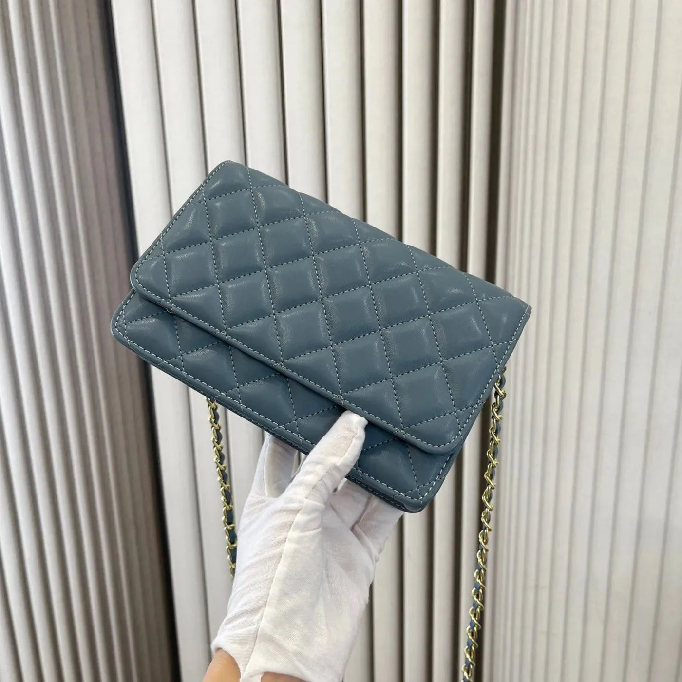 Classic Women’s Lambskin Quilted Wallet Bag — view 3