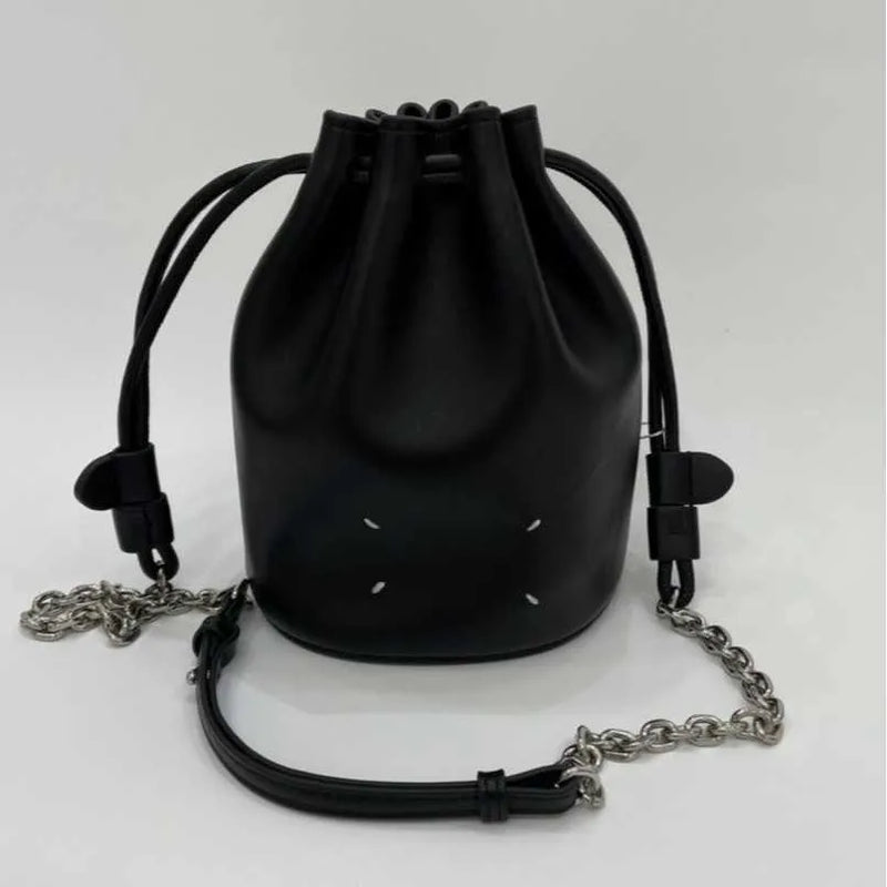Designer Luxury Drawstring Bucket Bag — detail 6