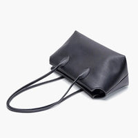 Black Top Handle Tote Bag image 3