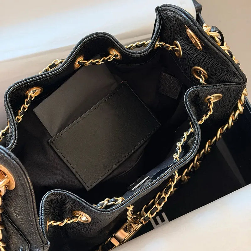 Large Capacity Drawstring Hobo Crossbody Handbag — detail 9