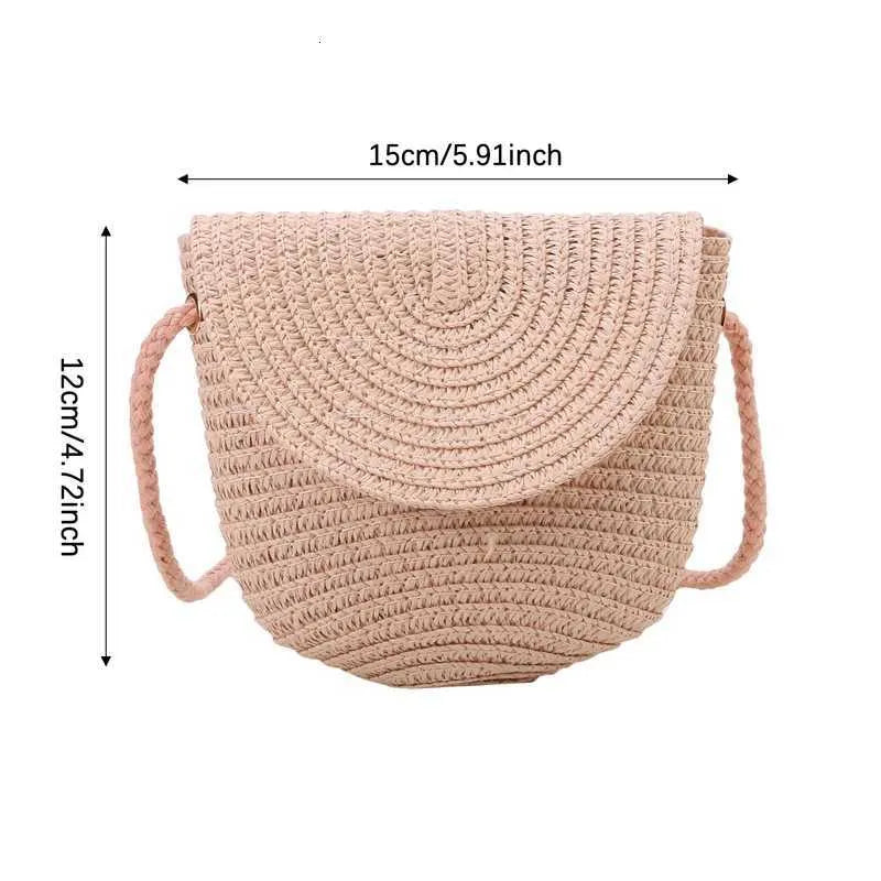 Grass Woven Crossbody Bag — detail 6