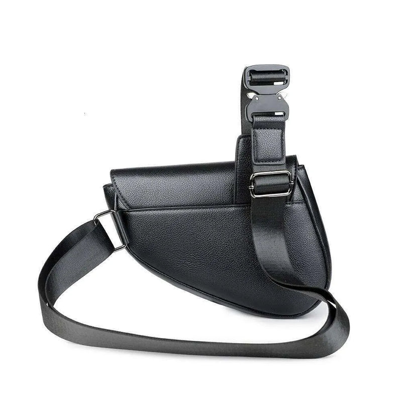 GUIHUISHU Men’s PU Leather Crossbody Shoulder Bag — detail 1
