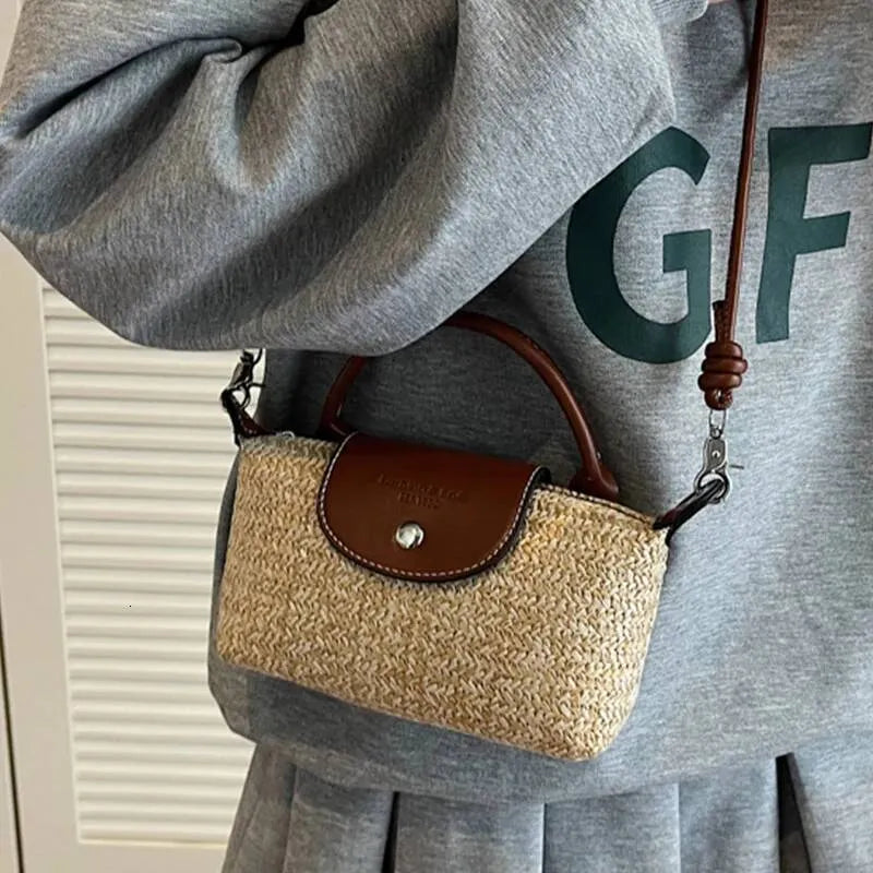 Autumn New Women’s Woven Crossbody Bag — detail 1