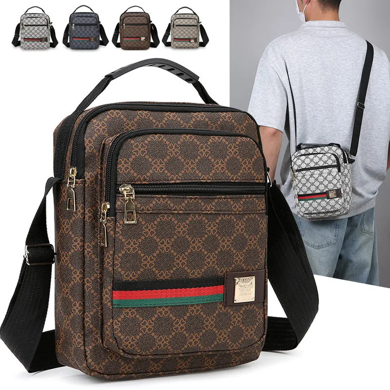 Designer-Inspired Vertical Color Block Crossbody Bag — view 6