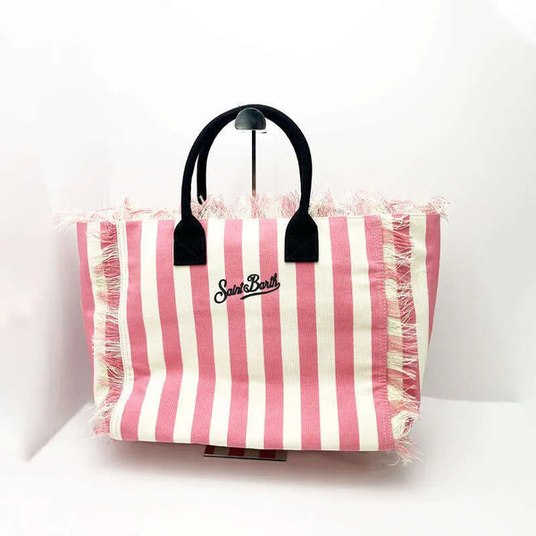 Leisure Travel Handbag with Handmade Tassels