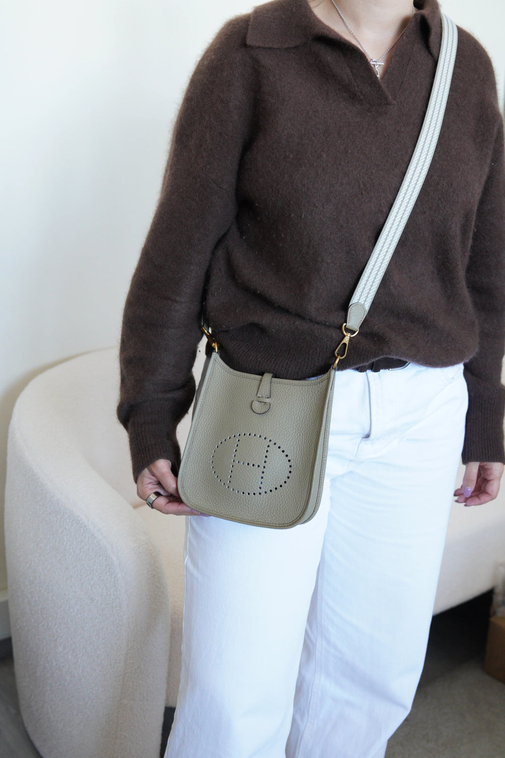 Mini Evelyne Leather Bag