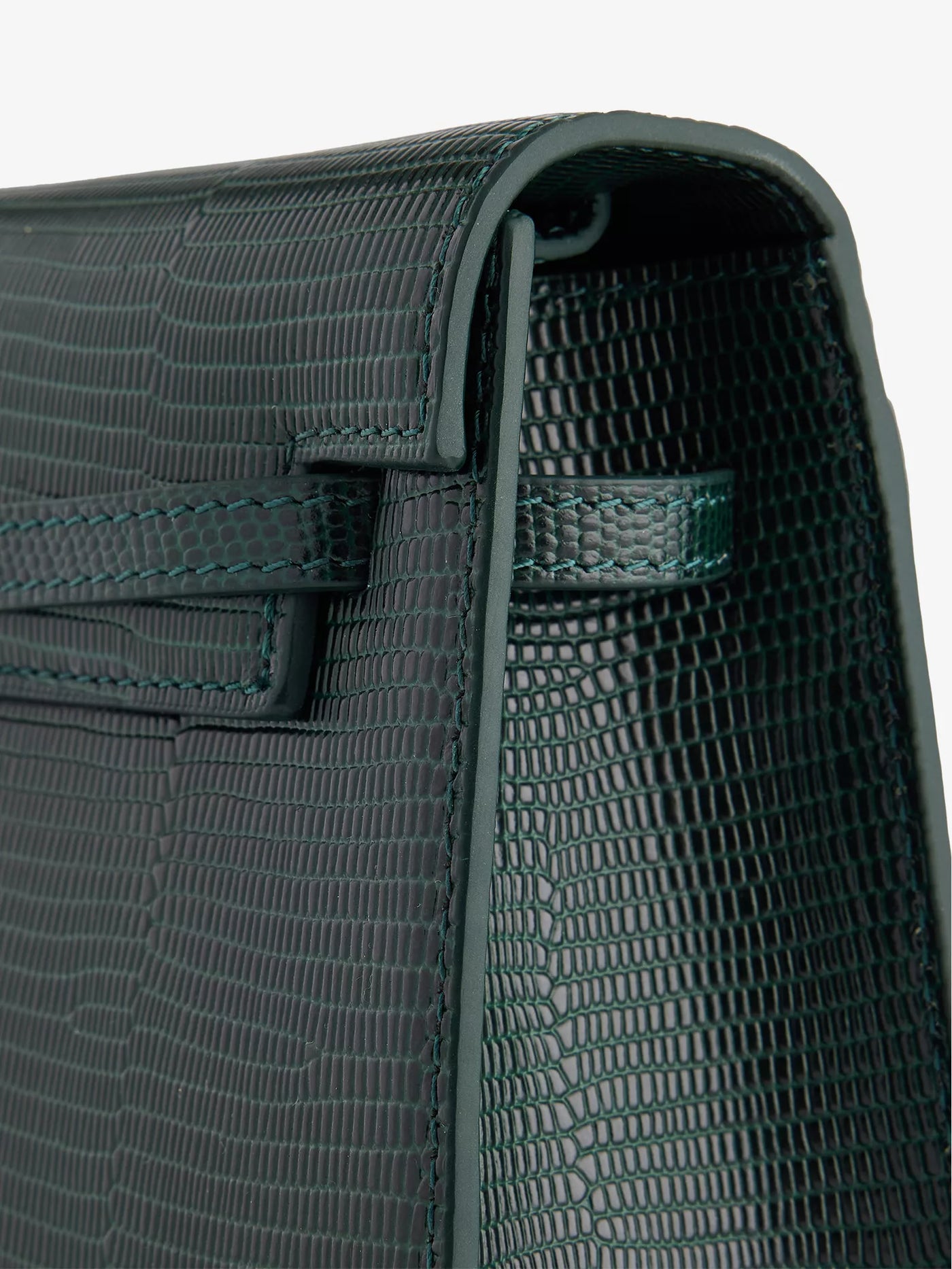 Croc Leather Shoulder Bag — view 4