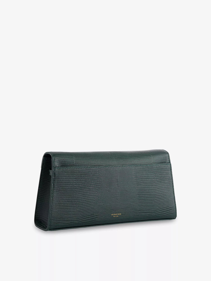 Croc Leather Shoulder Bag — detail 3