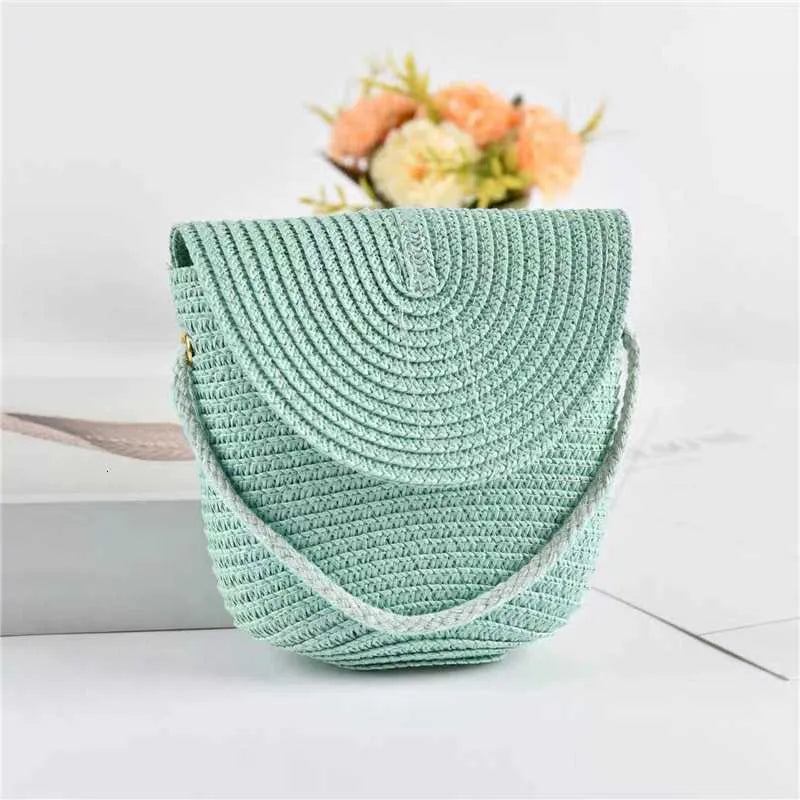Grass Woven Crossbody Bag — detail 3