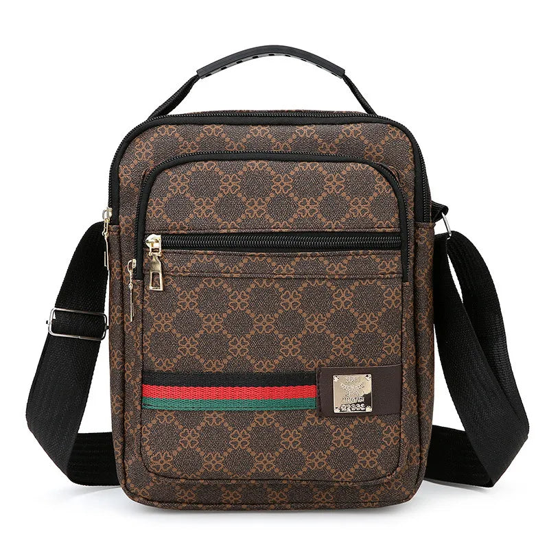 Designer-Inspired Vertical Color Block Crossbody Bag — view 3