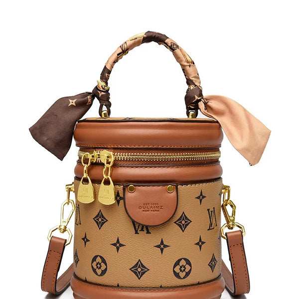 Designer Classic Printed Bucket Bag for Women