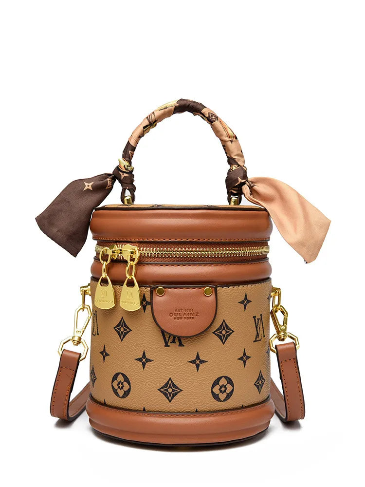 Designer Classic Printed Bucket Bag for Women — detail 1
