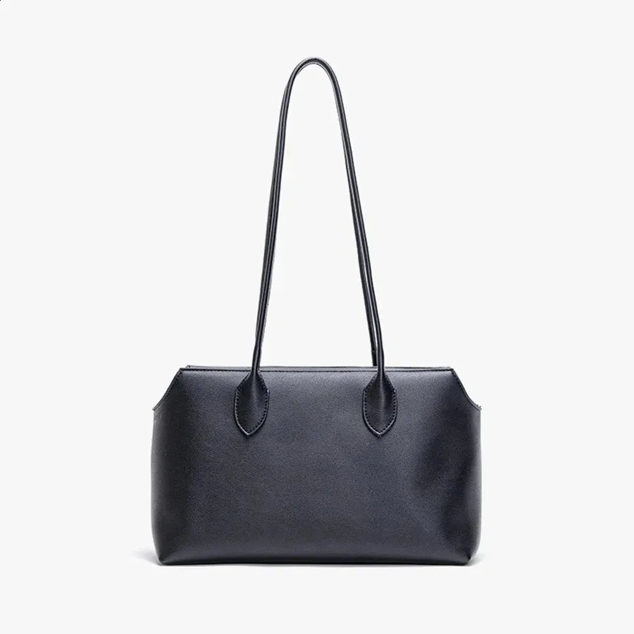 Black Top Handle Tote Bag — view 1