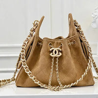 Large Capacity Drawstring Hobo Crossbody Handbag image 3
