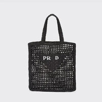 Luxury Designer Handmade Raffia Tote Bag image 1