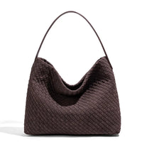 Luxury Vintage Pebbled Woven Shoulder Bag image 1