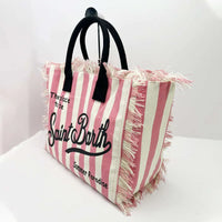 Leisure Travel Handbag with Handmade Tassels image 3
