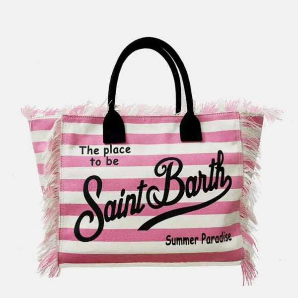 Large Canvas Denim Handbag