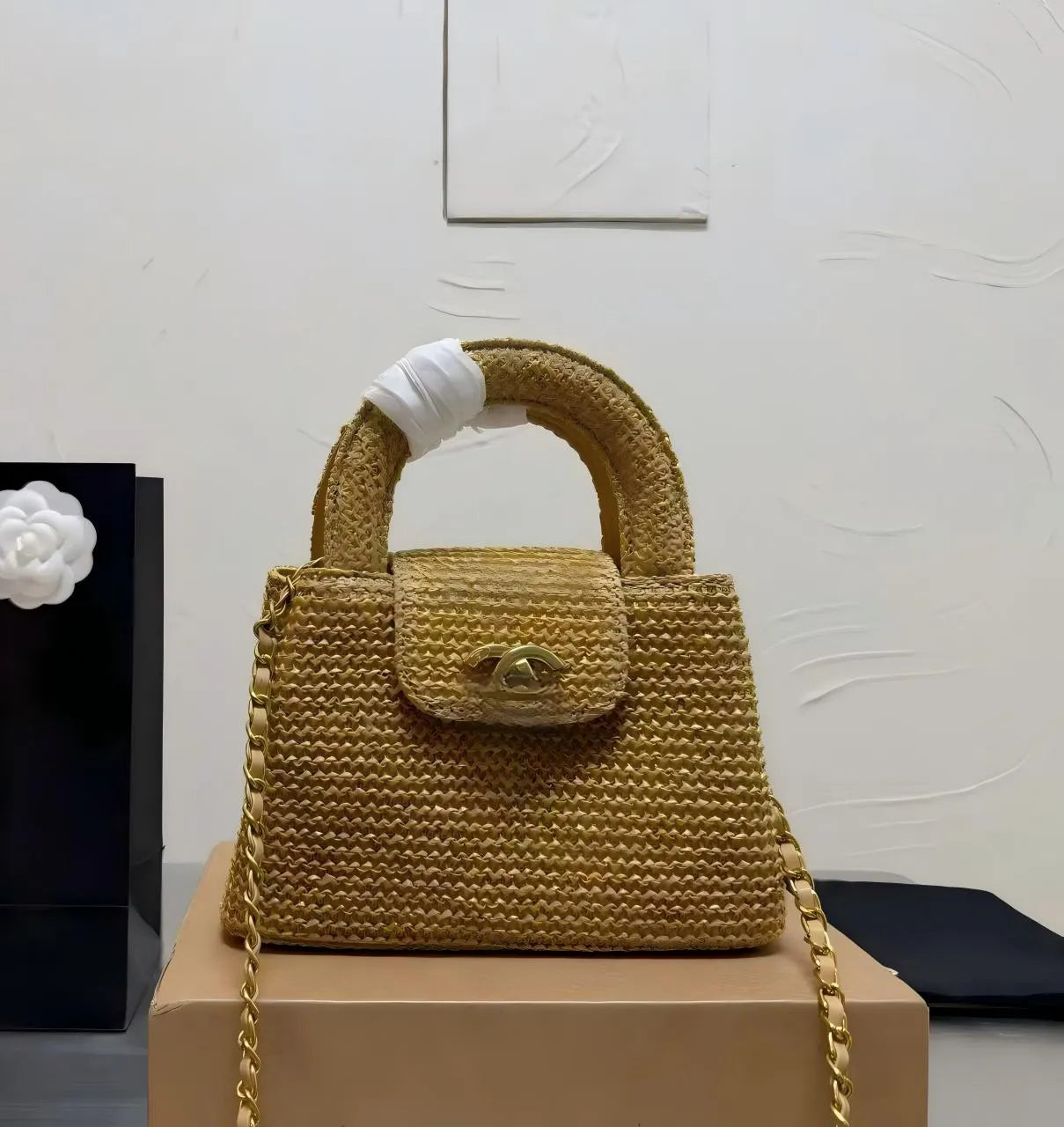 Luxury Woven Handbag — view 1