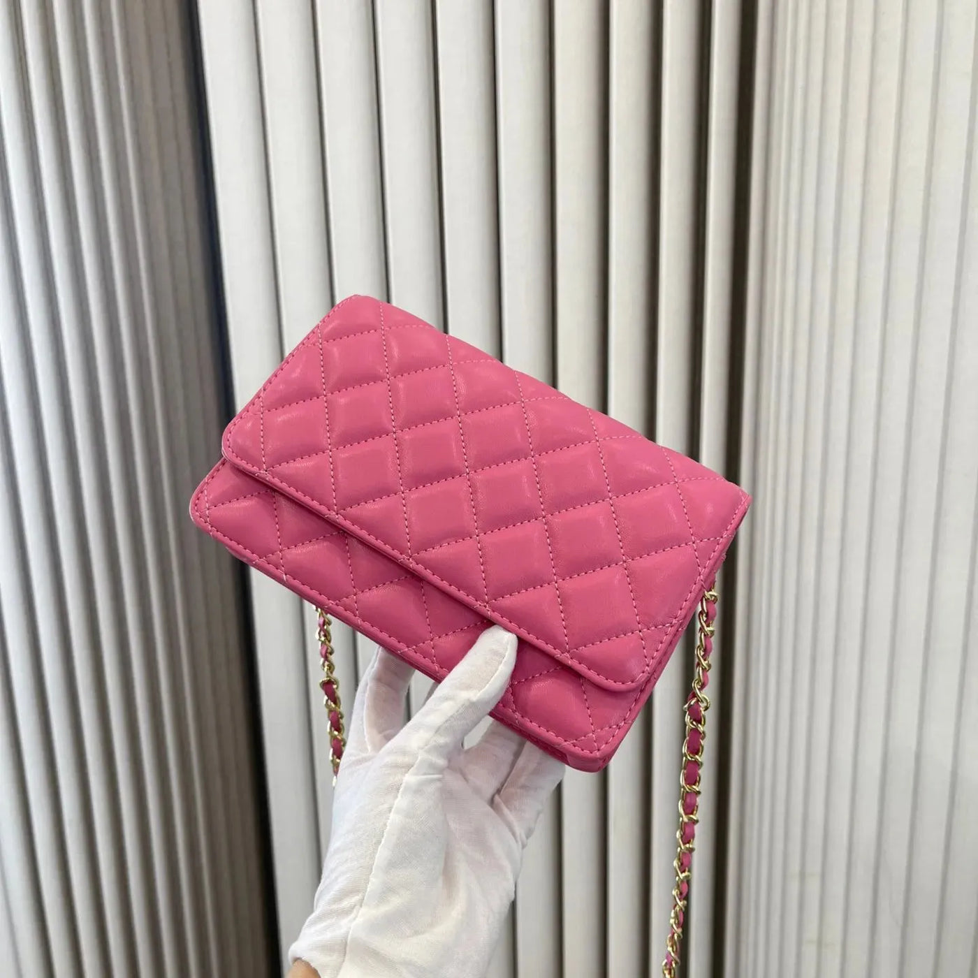 Classic Women’s Lambskin Quilted Wallet Bag — view 1