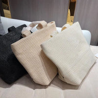 Top Summer Stripe Straw Tote Bag image 7
