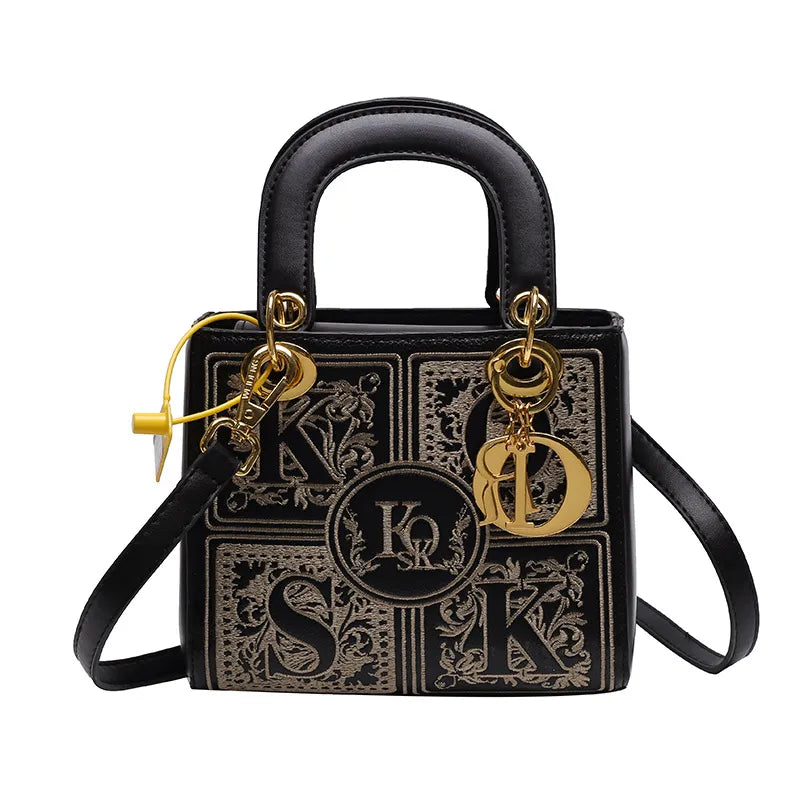 Women’s Embroidered Casual Shoulder Tote — view 3