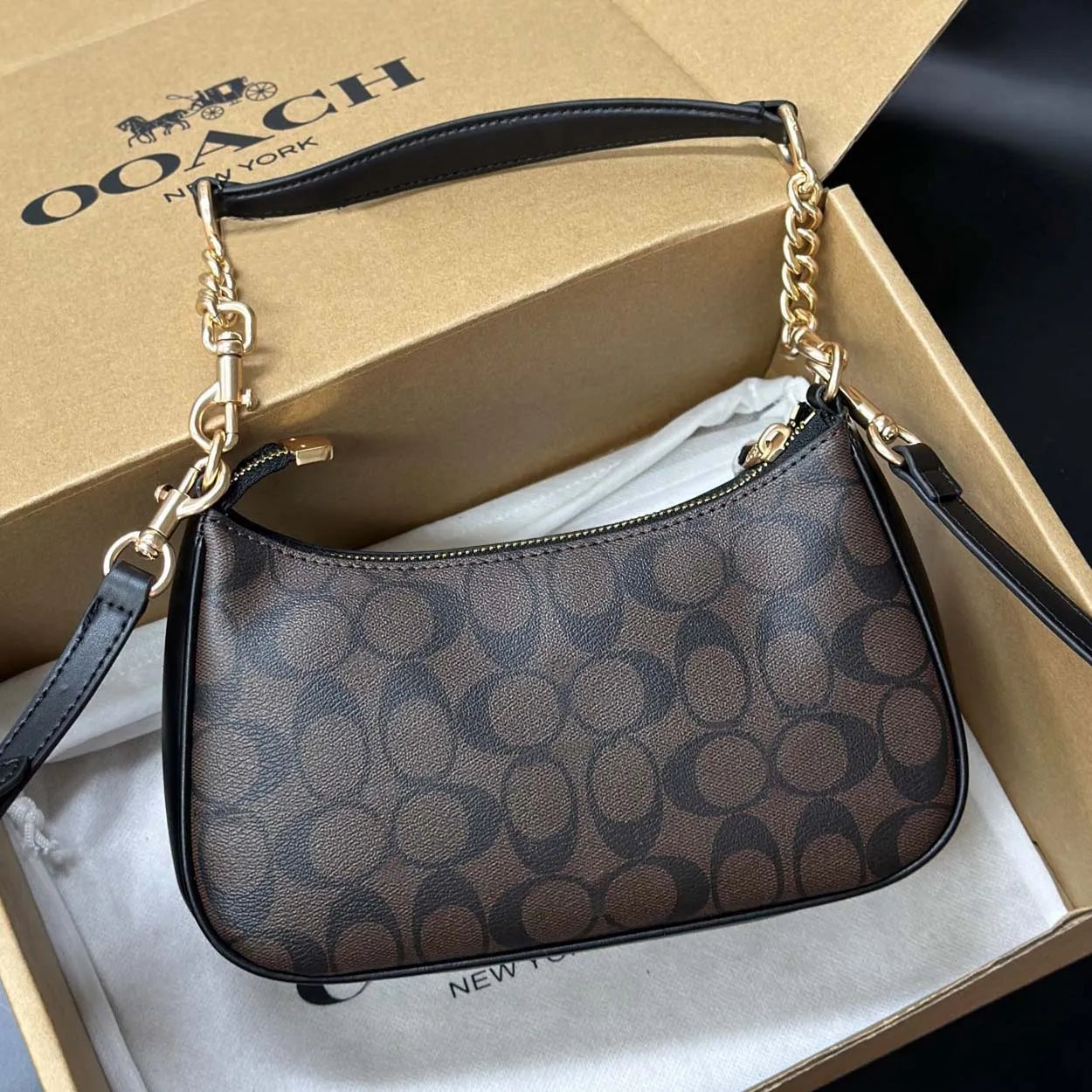 Luxury Tote with Metal Accessories — view 2