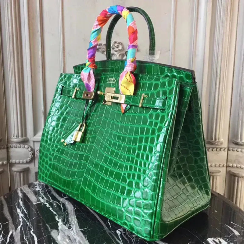 Designer-Inspired Birkin Style Tote Bag — detail 3
