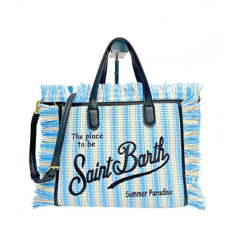 Large Canvas Denim Handbag — view 10