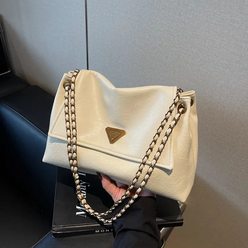 Fashion Chain Flap Crossbody Underarm Handbag — detail 6