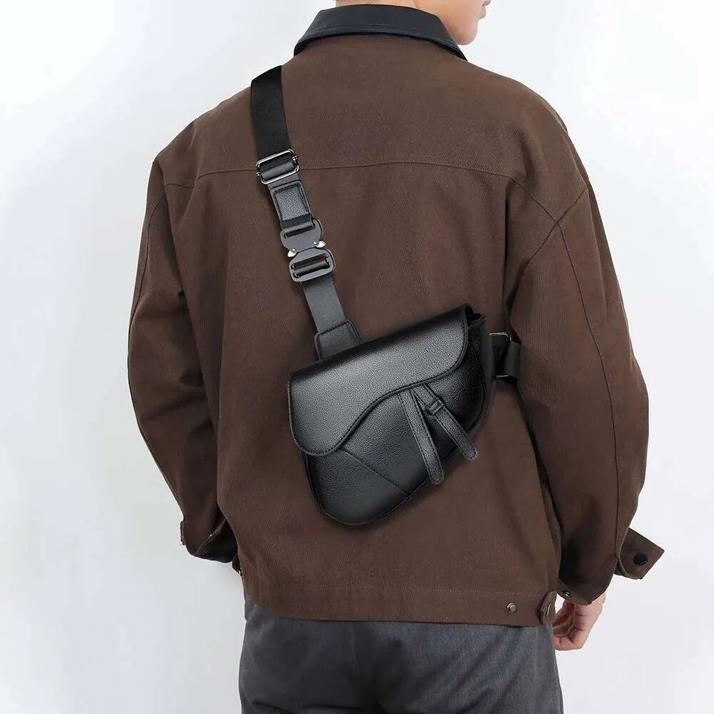 GUIHUISHU Men’s PU Leather Crossbody Shoulder Bag — view 6