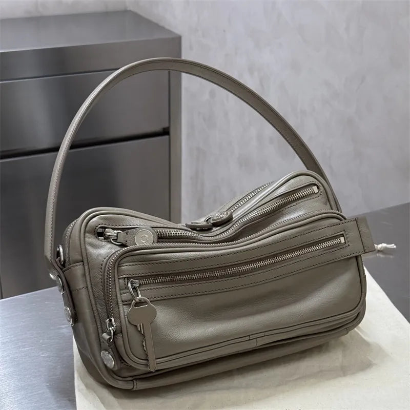 Vintage Leather Designer Women’s Luxury Crossbody Bag — view 1