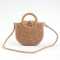 Natural Paper Hand Woven Crossbody Bag image 4